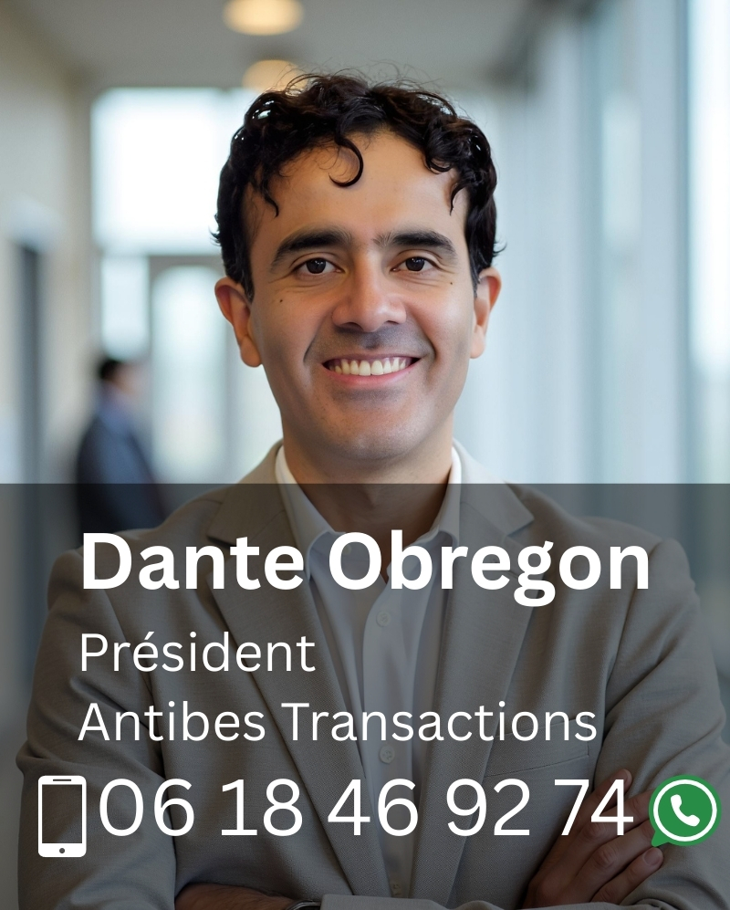 Dante Obregon, Président d’Antibes Transactions